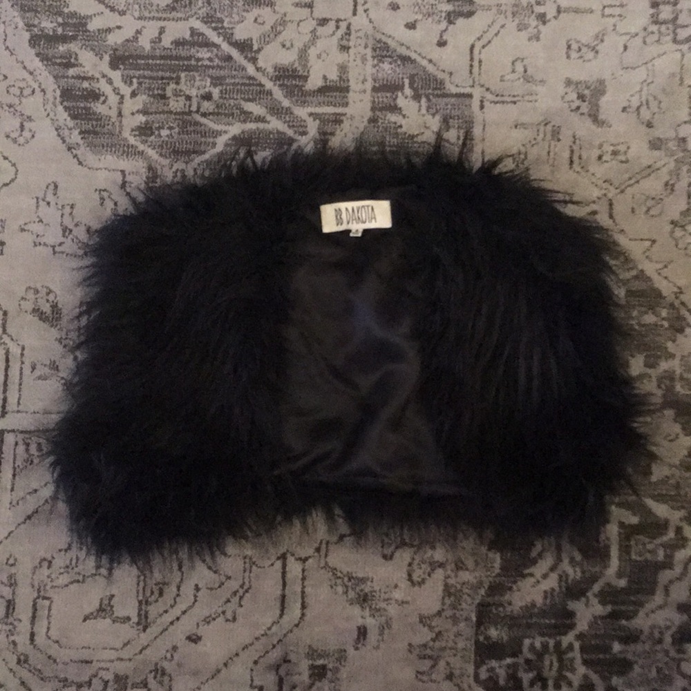 BB Dakota faux fur vest